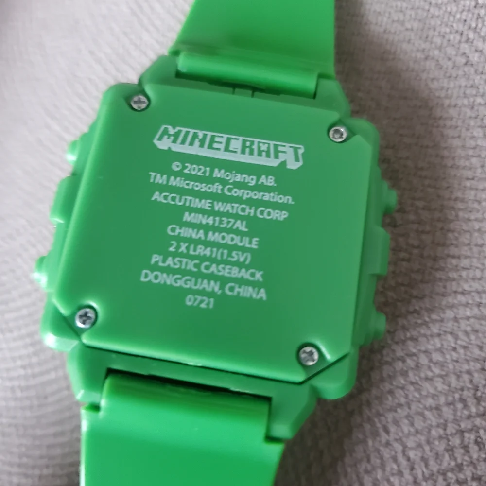 Sonic Blue Digital Smartwatch+minecraft 2 Piece Watch